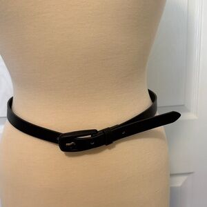 Brooks Brothers Italian Made Black Leather Belt